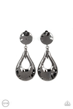 Load image into Gallery viewer, Metallic Magic - Black Clip-On Earring
