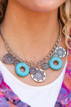 Load image into Gallery viewer, Western Zen - Blue (Turquoise) Necklace
