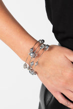 Load image into Gallery viewer, Optical Auras - Silver (Clear Bead) Bracelet