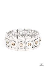 Load image into Gallery viewer, Stretch of Drama - Brown (Topaz Rhinestone) Bracelet