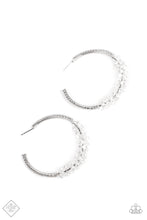 Load image into Gallery viewer, Bubble-Bursting Bling - White (Transparent crystal-like beads) Earring (FFA-0822)