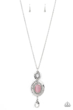 Load image into Gallery viewer, Fairytale Finesse - Pink (Cat's Eye Stone) Necklace