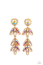 Load image into Gallery viewer, Space Age Sparkle - Gold (Iridescent) Earring