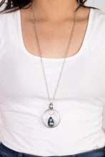 Load image into Gallery viewer, Swinging Shimmer - Blue Necklace