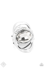 Load image into Gallery viewer, Mountain View Meadow - White (Rhinestone) Ring (GM-0822)