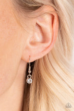 Load image into Gallery viewer, Castle Diamonds - Silver (Smokey Rhinestone) Necklace