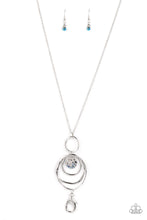 Load image into Gallery viewer, Mermaid Maestoso - Blue (Iridescent) Necklace