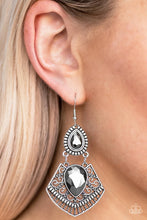 Load image into Gallery viewer, Royal Remix - Silver (Hematite) Earring