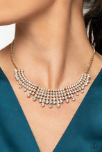 Load image into Gallery viewer, Shimmering Song - Gold Necklace (LOP-0123)