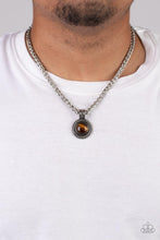Load image into Gallery viewer, Pendant Dreams - Brown (Tiger's Eye Stone) Necklace