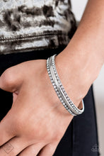 Load image into Gallery viewer, Forged Uproar - White (Rhinestone) Bracelet (MM-0922)