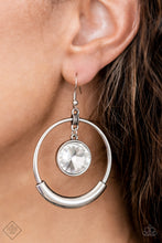 Load image into Gallery viewer, Urban Echo - White (Rhinestone) Earring (MM-0922)