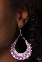 Load image into Gallery viewer, Bubbly Bling - Purple Earring