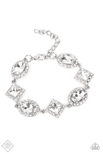 Load image into Gallery viewer, Decade of Dazzle - White (Rhinestone) Bracelet (FFA-0922)