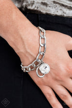 Load image into Gallery viewer, Unyielding Roar - White (Rhinestone) Bracelet (MM-0922)