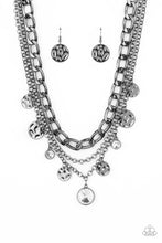 Load image into Gallery viewer, Industrial Noise - Black (Gunmetal) Necklace
