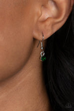 Load image into Gallery viewer, Bejeweled Baroness - Green (Emerald) Necklace