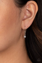 Load image into Gallery viewer, Effulgently Engaged - White (Rhinestone Heart) Necklace