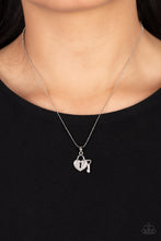 Load image into Gallery viewer, You Hold My Heart - White (Heart Pendant) Necklace