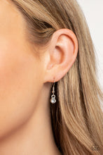 Load image into Gallery viewer, Sparkly Suitor - White (Rhinestone Heart) Necklace