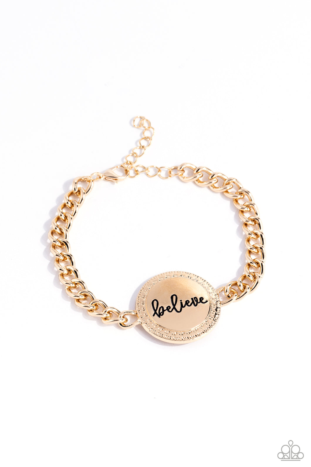 Hope and Faith - Gold Bracelet