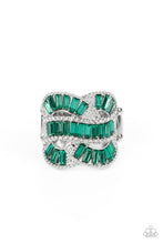 Load image into Gallery viewer, Six-Figure Flex - Green (Rhinestone) Ring