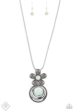 Load image into Gallery viewer, Bohemian Blossom - Blue Necklace (SSF-1122)