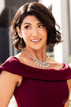 Load image into Gallery viewer, REIGNING Romance - White (Rhinestone) Necklace