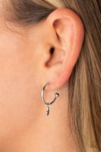 Load image into Gallery viewer, Modern Model - Silver (Hoop) Earring
