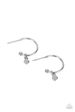 Load image into Gallery viewer, Modern Model - Silver (Hoop) Earring