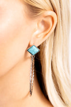 Load image into Gallery viewer, Canyon Circlet - Blue (Turquoise) Post Earring