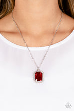 Load image into Gallery viewer, Galloping Gala - Red (Gem) Necklace
