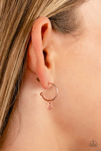 Load image into Gallery viewer, Modern Model - Copper (Hoop) Earring