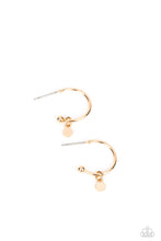 Load image into Gallery viewer, Modern Model - Gold (Hoop) Earring