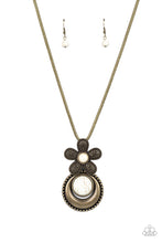 Load image into Gallery viewer, Bohemian Blossom - Brass (Snake Chain/Flower) Necklace
