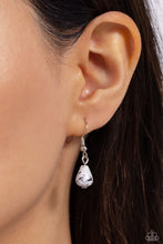 Load image into Gallery viewer, Caring Couture - White (Speckled Teardrop) Necklace