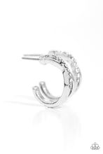 Load image into Gallery viewer, Horoscopic Helixes - White Hoop Earrings