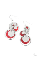 Load image into Gallery viewer, Saved by the SHELL - Red (Shell-Like) Earring
