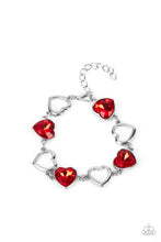 Load image into Gallery viewer, Sentimental Sweethearts - Red (Heart) Bracelet