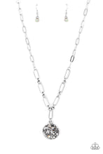 Load image into Gallery viewer, Stardust Saucer - White (Star-Dust like Rhinestone) Necklace