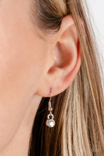 Load image into Gallery viewer, Stardust Saucer - White (Star-Dust like Rhinestone) Necklace