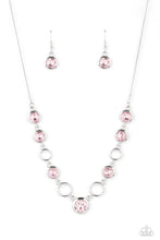 Load image into Gallery viewer, Elegantly Elite - Pink (Rhinestone) Necklace