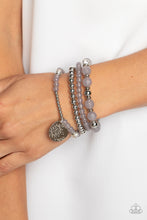 Load image into Gallery viewer, Surfer Style - Silver (Gray) Bracelet