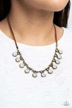 Load image into Gallery viewer, Color Me CHIC - Brass (Opalescent Rhinestone) Necklace