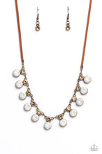 Load image into Gallery viewer, Color Me CHIC - Brass (Opalescent Rhinestone) Necklace