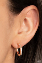 Load image into Gallery viewer, Audaciously Angelic - Rose Gold (White Rhinestone) Earring