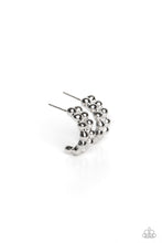 Load image into Gallery viewer, Bubbling Beauty - Silver Hoop Earring