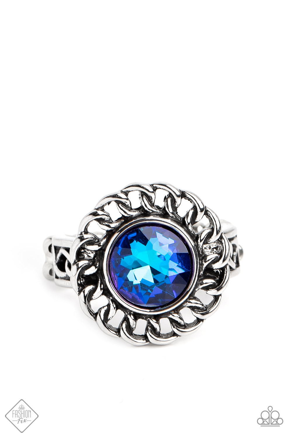 Round Table Runway Blue Ring (MM 1222) JewLz4u Gemstone Gallery