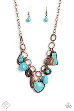 Load image into Gallery viewer, Countryside Collection - Copper (Turquoise) Necklace (SSF-0223)