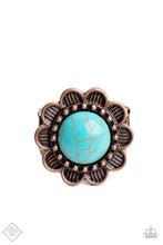 Load image into Gallery viewer, Backwoods Band - Copper (Turquoise) Ring (SSF-0223)